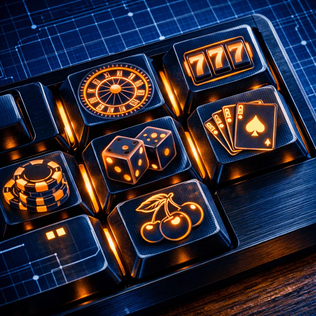 Casino op laptop, tablet en smartphone naast elkaar